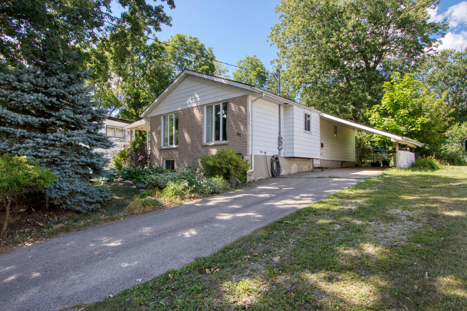 Large yard for family living